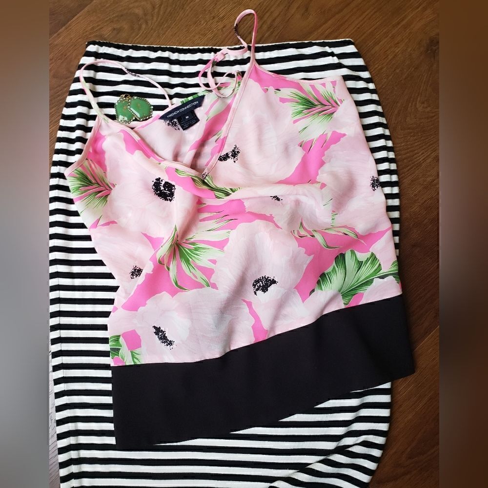 French Connection Pink Floral Camisole